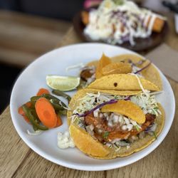 Nopalito - Tacos de Pescado - wonderful flavor combinations, incredibly satisfying.