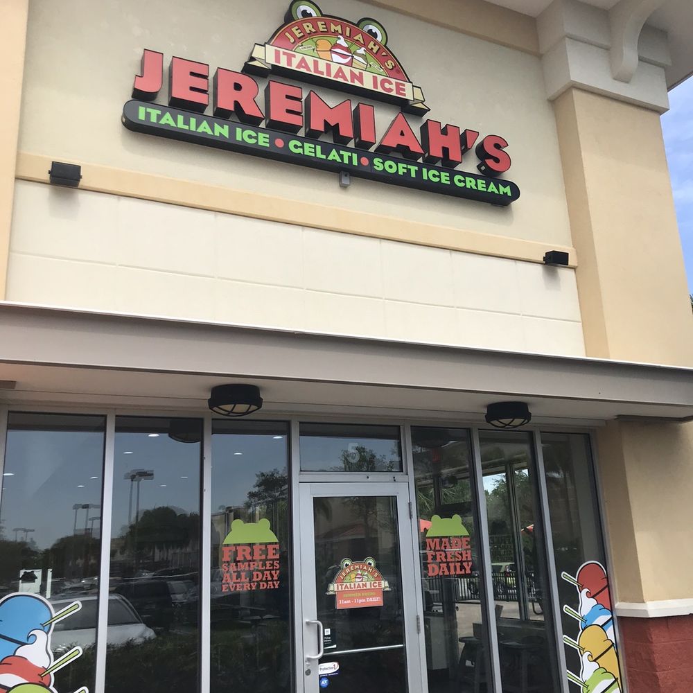 Jeremiah's Italian Ice - Outside - Ice Cream & Frozen Yogurt Near Me - Naples, Florida Jeremiah's Italian Ice - Outside - Ice Cream & Frozen Yogurt Near Me - Naples, Florida