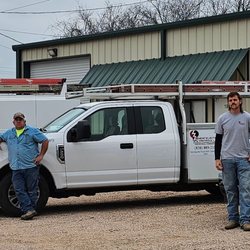 Wheat Electric & Controls - Our guys and their vehicles.  We're not a one man show!