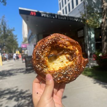 Area Four - Savory danish with everything seasoning, caramelized onions, and cream cheese - Pizza Near Me - Cambridge, Massachusetts Area Four - Savory danish with everything seasoning, caramelized onions, and cream cheese - Pizza Near Me - Cambridge, Massachusetts
