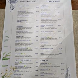 Menu July 2025