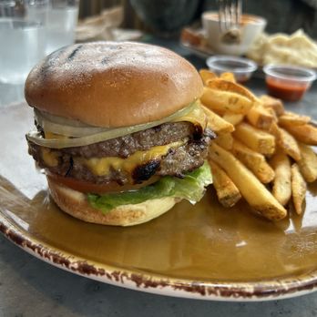 Urban Plates - Double Cheeseburger. - New American Near Me - Irvine, California Urban Plates - Double Cheeseburger. - New American Near Me - Irvine, California