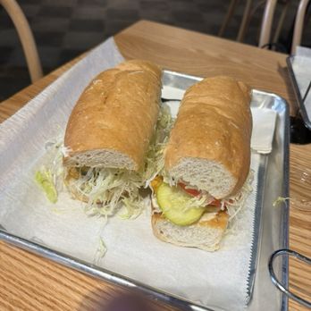 The White Alligator - The full po boy. Plenty for Two. - Seafood Near Me - Franklin, Tennessee The White Alligator - The full po boy. Plenty for Two. - Seafood Near Me - Franklin, Tennessee