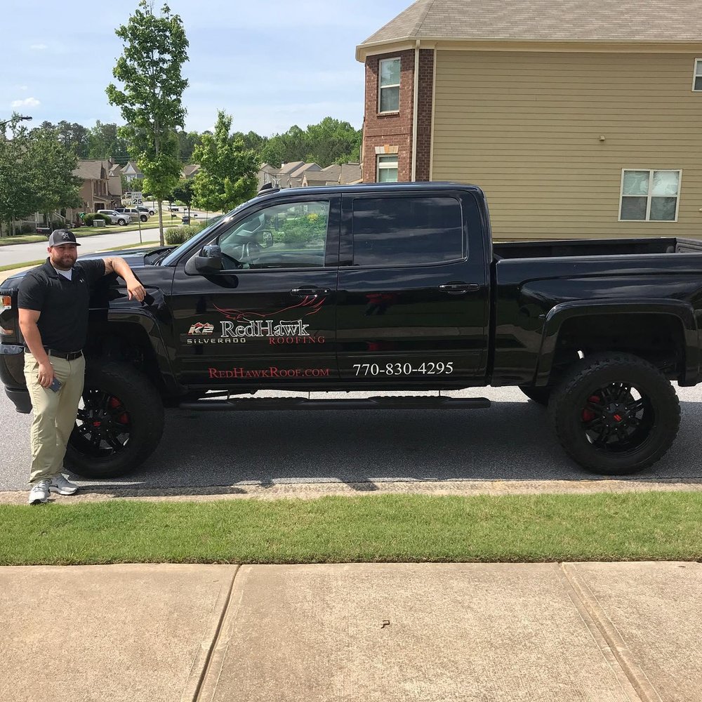 Slide of RedHawk Roofing