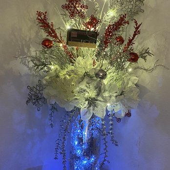Lilies By Lilly - My winter  Birthday  arrangement - Floral Designers Near Me