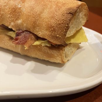 Panera Bread - Bacon, egg, and cheese sandwich on ciabatta - Sandwiches Near Me - Hummelstown, Pennsylvania Panera Bread - Bacon, egg, and cheese sandwich on ciabatta - Sandwiches Near Me - Hummelstown, Pennsylvania