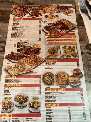 Menu photo 4 La Granja Miami, FL