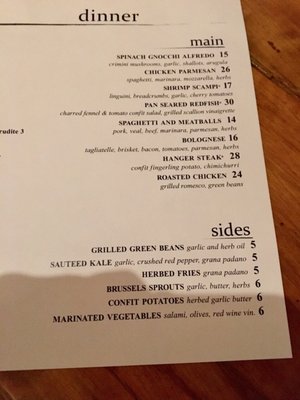 Menu photo 8 Cipollina Austin, TX