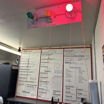 Patio Diner - Menu and wait time lights - American Near Me - Blanding, Utah