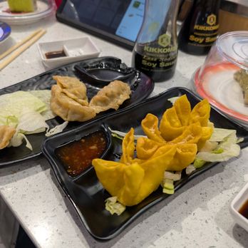 Shinjuku Station - Gyoza and rangoons were good enough - Conveyor Belt Sushi Near Me - High Point, North Carolina Shinjuku Station - Gyoza and rangoons were good enough - Conveyor Belt Sushi Near Me - High Point, North Carolina