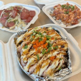 Ocean Taste - Torched garlic salmon - Poke Near Me - Honolulu, Hawaii Ocean Taste - Torched garlic salmon - Poke Near Me - Honolulu, Hawaii