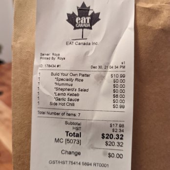 Azkadenya - Mezza Diner - They call it "build your own", but you can't actually choose what you really want. - Middle Eastern Near Me - Toronto, Ontario