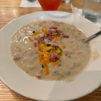 J Peters Grill & Bar - Baked potato soup - New American Near Me - Chapin, South Carolina J Peters Grill & Bar - Baked potato soup - New American Near Me - Chapin, South Carolina