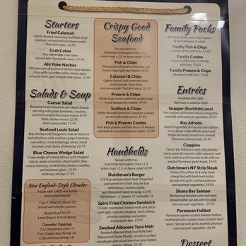 The Dutchie - Menu - Seafood Near Me - Morro Bay, California The Dutchie - Menu - Seafood Near Me - Morro Bay, California
