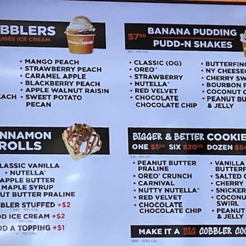 Peach Cobbler Factory - menu - Desserts Near Me - Lakeland, Florida Peach Cobbler Factory - menu - Desserts Near Me - Lakeland, Florida