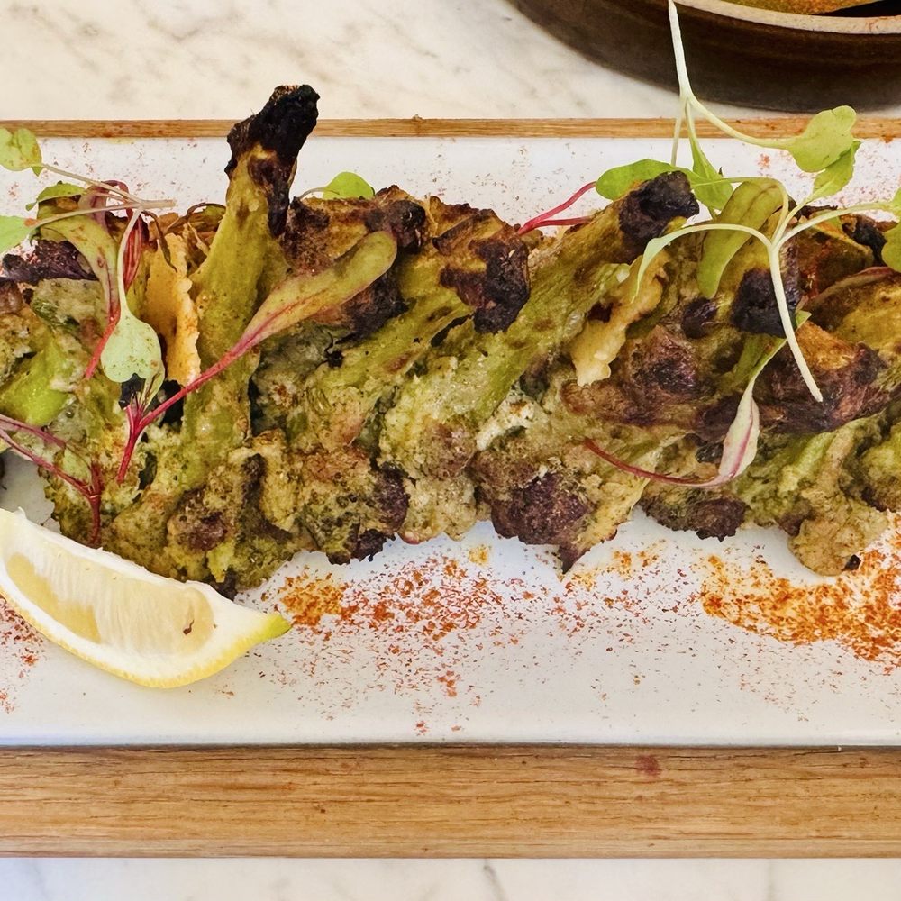 Safar By Karimi - Brocolli Cream Cheese Kebab - Halal Near Me - Cupertino, California Safar By Karimi - Brocolli Cream Cheese Kebab - Halal Near Me - Cupertino, California