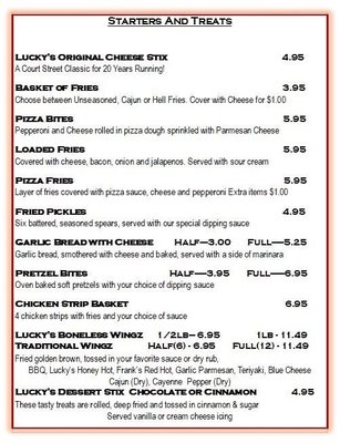 Menu photo 5 Luckys Pizza & Subs Albany, OH Menu photo 5 Luckys Pizza & Subs Albany, OH