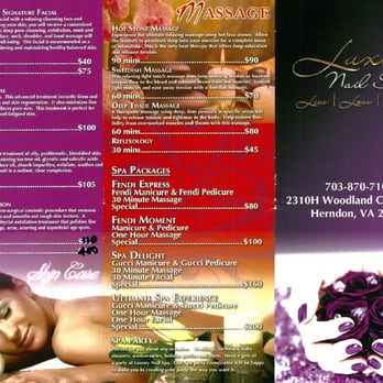 Luxury Nails & Spa - Services Page 1 - Nail Salons Near Me - Herndon, Virginia