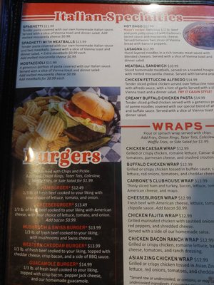 Menu photo 5 Carbone's Pizza and Pub - Rosemount Rosemount, MN Menu photo 5 Carbone's Pizza and Pub - Rosemount Rosemount, MN