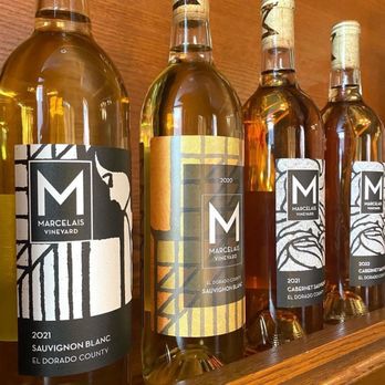 Marcelais Tasting Room - Award winning wines and so many to choose from! This is only a snippet of what you can try! - Wine Tasting Room Near Me - Placerville, California