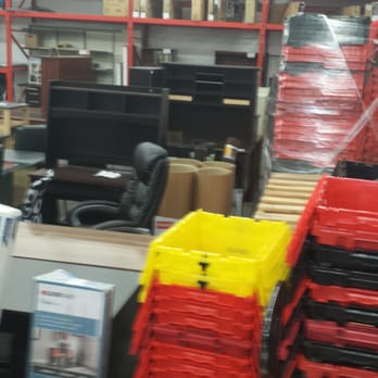 Staples - Pallets blocking the aisles, preventing shopping - Printing Services Near Me - Dearborn, Michigan