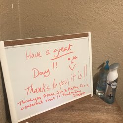 Windwalker Vineyards - Bathroom report: polite bathroom sign is nice