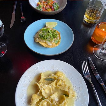CUT DC - Pennsylvania Sweet Corn Tortelloni, Scallop Tostada, Earth n Eats Farm Heirloom Tomatoes ALL GREAT! - Steakhouses Near Me - Washington, DC, District of Columbia