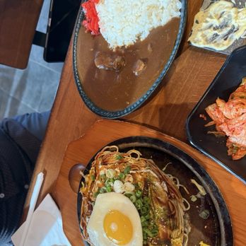 Chinchikurin - Meat okonomiyaki and beef curry. - Teppanyaki Near Me - Carrollton, Texas