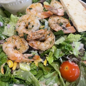 The Toss Up - Baja Salad with Shrimp - Salad Near Me - Gardena, California The Toss Up - Baja Salad with Shrimp - Salad Near Me - Gardena, California
