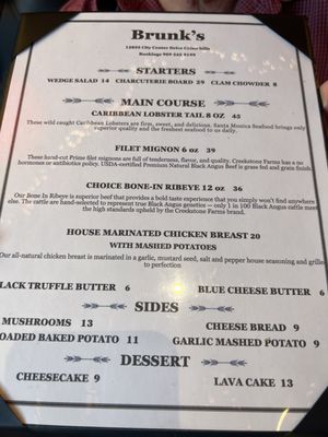 Menu photo 8 Brunk’s Butchery Chino Hills, CA
