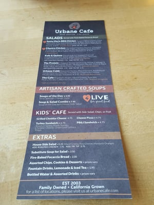 Menu photo 4 Urbane Cafe Oxnard, CA Menu photo 4 Urbane Cafe Oxnard, CA