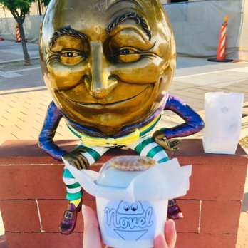 Novel Ice Cream - Two scoops of Honey Lavender to go (Humpty Dumpty is definitely a fan of Novel)! - Ice Cream & Frozen Yogurt Near Me - Mesa, Arizona Novel Ice Cream - Two scoops of Honey Lavender to go (Humpty Dumpty is definitely a fan of Novel)! - Ice Cream & Frozen Yogurt Near Me - Mesa, Arizona