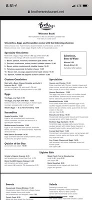 Menu photo 4 Brother's Restaurant Delicatessen Ashland, OR Menu photo 4 Brother's Restaurant Delicatessen Ashland, OR