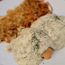 The Corner Grill & Bakery - Biscuits and gravy, minus the eggs