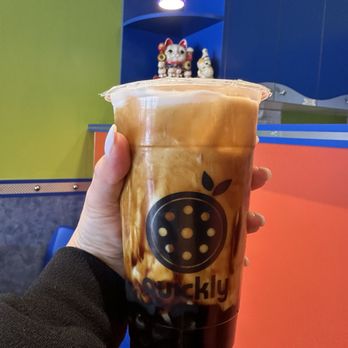 Quickly - Brown Sugar Boba Latte (no caffeine) - Asian Fusion Near Me - Castro Valley, California Quickly - Brown Sugar Boba Latte (no caffeine) - Asian Fusion Near Me - Castro Valley, California