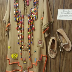 Chelan County Museum - Old Indian dress.