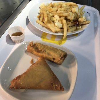 IKEA - Large poutine, spring roll and samosa - Furniture Stores Near Me - Edmonton, Alberta