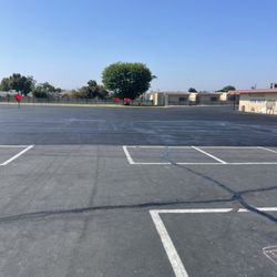Vasquez Construction General Engineering contractor - Asphalt seal coat and re-stripe