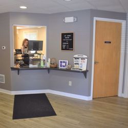 The Hearing Aid Shop - Front lobby & reception desk.