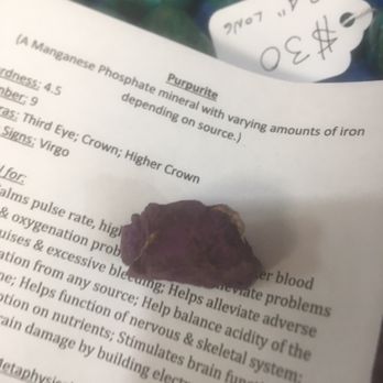Eclectic Treasurez - a purple stone on a piece of paper - Spiritual Shop Near Me - Roswell, New Mexico Eclectic Treasurez - a purple stone on a piece of paper - Spiritual Shop Near Me - Roswell, New Mexico