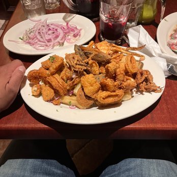 Machu Picchu - Jalea and a plate of yucca that they put on the bottom smh - Latin American Near Me - Newburgh, New York