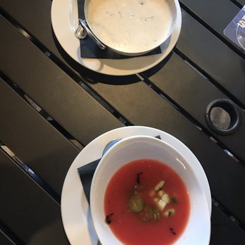Portside Tavern - Clam chowder and watermelon soup - American Near Me - Hyannis, Massachusetts Portside Tavern - Clam chowder and watermelon soup - American Near Me - Hyannis, Massachusetts