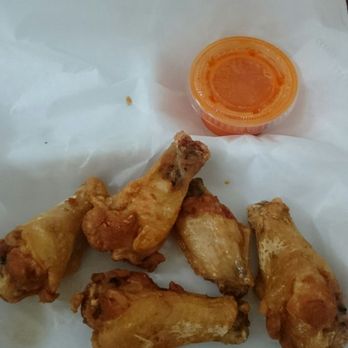 Sandy's Place - Unbreaded chicken wings with mild sauce - Colombian Near Me - Gainesville, Florida