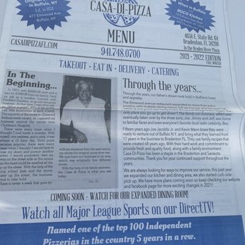 Casa Di Pizza - Chicken Wings Near Me - Bradenton, Florida