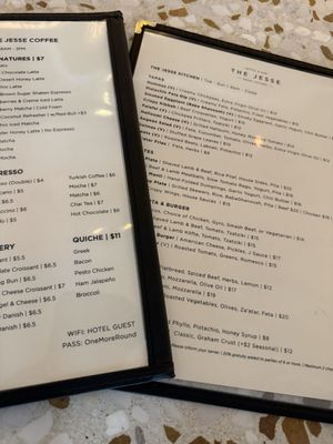 Menu photo 1 The Jesse Reno, NV Menu photo 1 The Jesse Reno, NV