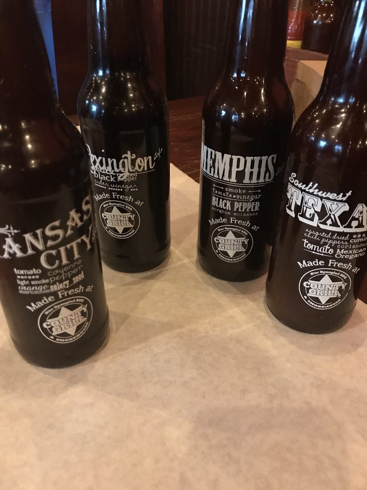 Many of different homemade BBQ sauce Yelp