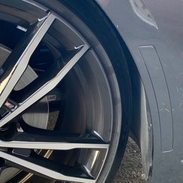 Work with fender and side makers installation