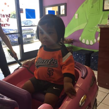 Kinder Cuts - About to get his hair cut by Dee - Kids Hair Salons Near Me - San Jose, California Kinder Cuts - About to get his hair cut by Dee - Kids Hair Salons Near Me - San Jose, California