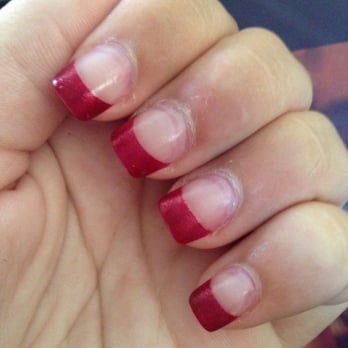 Bryan Nails & Spa - I have a clear line between my original acrylic nails and the fill. - Nail Salons Near Me - Jacksonville, North Carolina