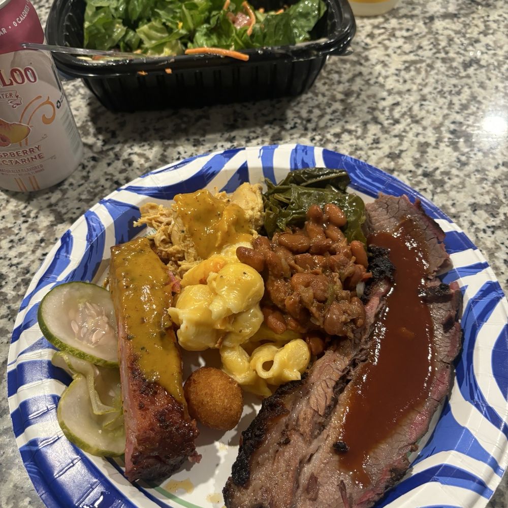 Ribs - Half Rack Mac & Cheese Brisket - Large Call Borracho Beans Pulled Chicken - 1 Pound Ribs - Half Rack Mac & Cheese Brisket - Large Call Borracho Beans Pulled Chicken - 1 Pound